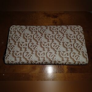 Coach Long Zip around Wallet with Coach Monogram Print